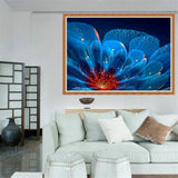 Maxbell DIY Diamond Painting Embroidery Paint By Number Kits Lotus Flower