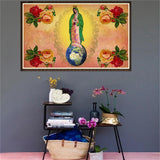 Maxbell 5D DIY Diamond Painting Cross Stitch Kit for Home Wall Decor Madonna