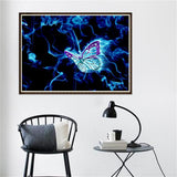 Maxbell DIY Diamond Painting Embroidery Paint By Number Kits Butterfly