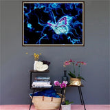 Maxbell DIY Diamond Painting Embroidery Paint By Number Kits Butterfly