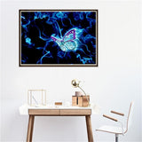 Maxbell DIY Diamond Painting Embroidery Paint By Number Kits Butterfly