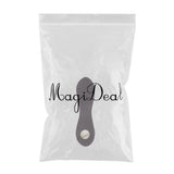 Maxbell 1 Set Sew on Leather Buckles Purse Buttons Clasp for DIY Bag Crafts Coffee