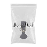 Maxbell 1 Set Sew on Leather Magnetic Snap Buckles Sewing Fasteners for Bag Black