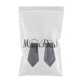 Max 2Pcs Leather Zipper Tags Fixer Pull Replacement DIY Wallet Purse Bag Black
