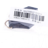 Max 2Pcs Leather Zipper Tags Fixer Pull Replacement DIY Wallet Purse Bag Black