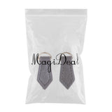 Max 2Pcs Leather Zipper Tags Fixer Pull Replacement DIY Wallet Purse Bag Coffee