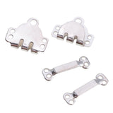 Max 10 Sets Trouser Hook & Bar Skirt Fastener Sewing Repair Accessory Silver