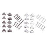 Max 10 Sets Trouser Hook & Bar Skirt Fastener Sewing Repair Accessory Silver