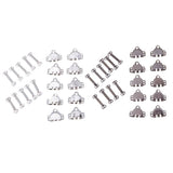 Max 10 Sets Trouser Hook & Bar Skirt Fastener Sewing Repair Accessory Silver