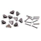 Max 10 Sets Trouser Hook & Bar Skirt Fastener Sewing Repair Accessory Black