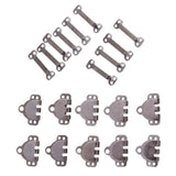Max 10 Sets Trouser Hook & Bar Skirt Fastener Sewing Repair Accessory Black