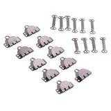Max 10 Sets Trouser Hook & Bar Skirt Fastener Sewing Repair Accessory Black
