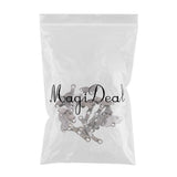 Max 10 Sets Metal Sewing Hooks and Eyes Closure for Skirt Trousers Crafts Black