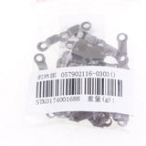Max 10 Sets Metal Sewing Hooks and Eyes Closure for Skirt Trousers Crafts Black