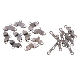 Max 10 Sets Metal Sewing Hooks and Eyes Closure for Skirt Trousers Crafts Black