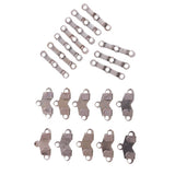 Max 10 Sets Metal Sewing Hooks and Eyes Closure for Skirt Trousers Crafts Black