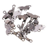Max 10 Sets Metal Sewing Hooks and Eyes Closure for Skirt Trousers Crafts Black