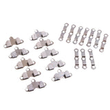Max 10 Sets Metal Sewing Hooks and Eyes Closure for Skirt Trousers Crafts Black