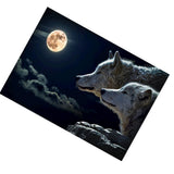 Maxbell 1set Crystal/Rhinestone/Diamond Painting Picture with Kit Wolf