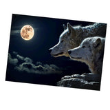 Maxbell 1set Crystal/Rhinestone/Diamond Painting Picture with Kit Wolf