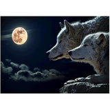 Maxbell 1set Crystal/Rhinestone/Diamond Painting Picture with Kit Wolf