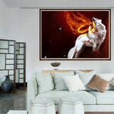 Maxbell 1set Crystal/Rhinestone/Diamond Painting Picture with Kit Spitfire Wolf