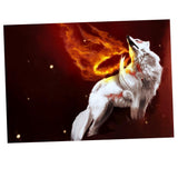 Maxbell 1set Crystal/Rhinestone/Diamond Painting Picture with Kit Spitfire Wolf