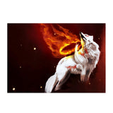 Maxbell 1set Crystal/Rhinestone/Diamond Painting Picture with Kit Spitfire Wolf