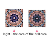 Maxbell Full Drill DIY Flower Diamond Embroidery Painting Cross Stitch Kit Purple