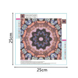 Maxbell Full Drill DIY Flower Diamond Embroidery Painting Cross Stitch Kit Purple