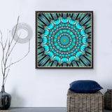 Maxbell Full Drill DIY Flower Diamond Embroidery Painting Cross Stitch Kit Green