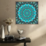 Maxbell Full Drill DIY Flower Diamond Embroidery Painting Cross Stitch Kit Green