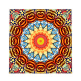 Maxbell Full Drill DIY Flower Diamond Embroidery Painting Cross Stitch Kit Orange