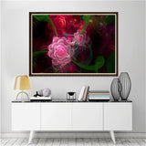 Maxbell DIY 5D Diamond Embroidery Painting Cross Stitch Art Kit Home Decor Flower
