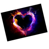 Maxbell DIY 5D Diamond Embroidery Painting Cross Stitch Art Kit Home Decor Heart