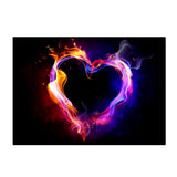 Maxbell DIY 5D Diamond Embroidery Painting Cross Stitch Art Kit Home Decor Heart