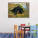 Maxbell DIY 5D Diamond Embroidery Painting Cross Stitch Art Kit Home Decor Bear