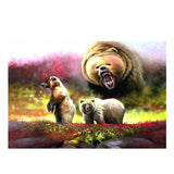 Maxbell DIY 5D Diamond Painting Embroidery Cross Stitch Kit 40x30cm Bear