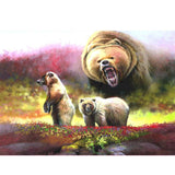 Maxbell DIY 5D Diamond Painting Embroidery Cross Stitch Kit 40x30cm Bear