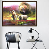 Maxbell DIY 5D Diamond Painting Embroidery Cross Stitch Kit 40x30cm Bear