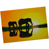 Maxbell DIY 5D Diamond Painting Embroidery Cross Stitch Kit 40x30cm Elephant