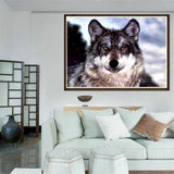 Maxbell DIY 5D Diamond Painting Embroidery Cross Stitch Kit 40x30cm Wild Wolf