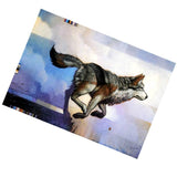 Maxbell DIY 5D Diamond Painting Embroidery Cross Stitch Kit 40x30cm Running Wolf