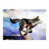 Maxbell DIY 5D Diamond Painting Embroidery Cross Stitch Kit 40x30cm Running Wolf