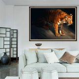 Maxbell DIY 5D Diamond Painting Embroidery Cross Stitch Kit 40x30cm Tiger