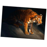 Maxbell DIY 5D Diamond Painting Embroidery Cross Stitch Kit 40x30cm Tiger