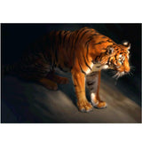 Maxbell DIY 5D Diamond Painting Embroidery Cross Stitch Kit 40x30cm Tiger