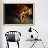 Maxbell DIY 5D Diamond Painting Embroidery Cross Stitch Kit 40x30cm Tiger