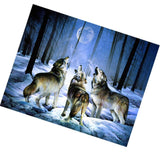 Maxbell DIY 5D Diamond Painting Embroidery Cross Stitch Kit 40x30cm Wolves