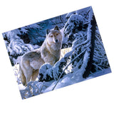 Maxbell 1 Set DIY Diamond Picture with Crystal Painting Kit Hand Craft Snow Wolf